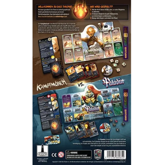 Dice Throne: Kampfmönch vs. Paladin-Happyshops-Radaddel