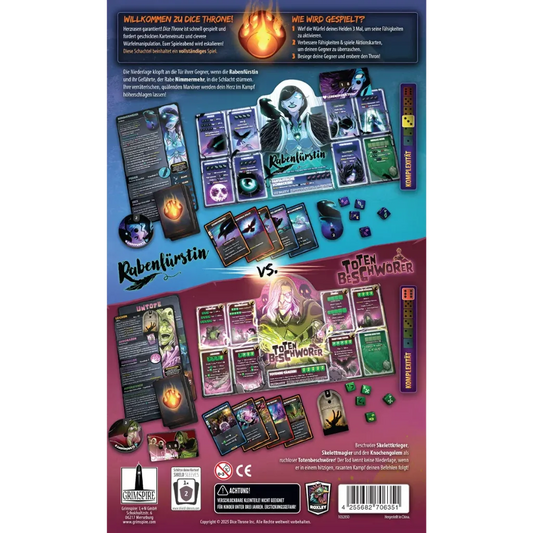 Dice Throne Outcasts: Rabenfürstin vs. Totenbeschwörer-Happyshops-Radaddel
