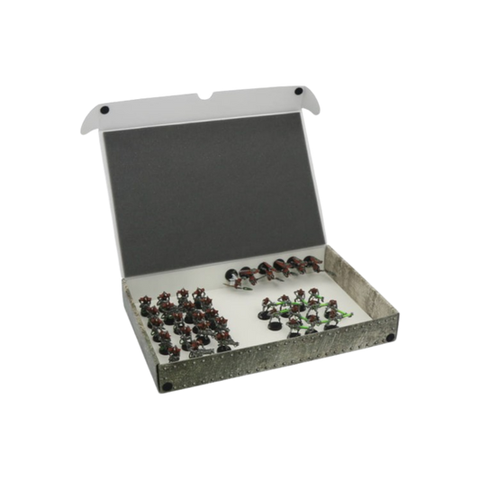 Full-size Standard Box for magnetically-based miniatures + metal plate on the in