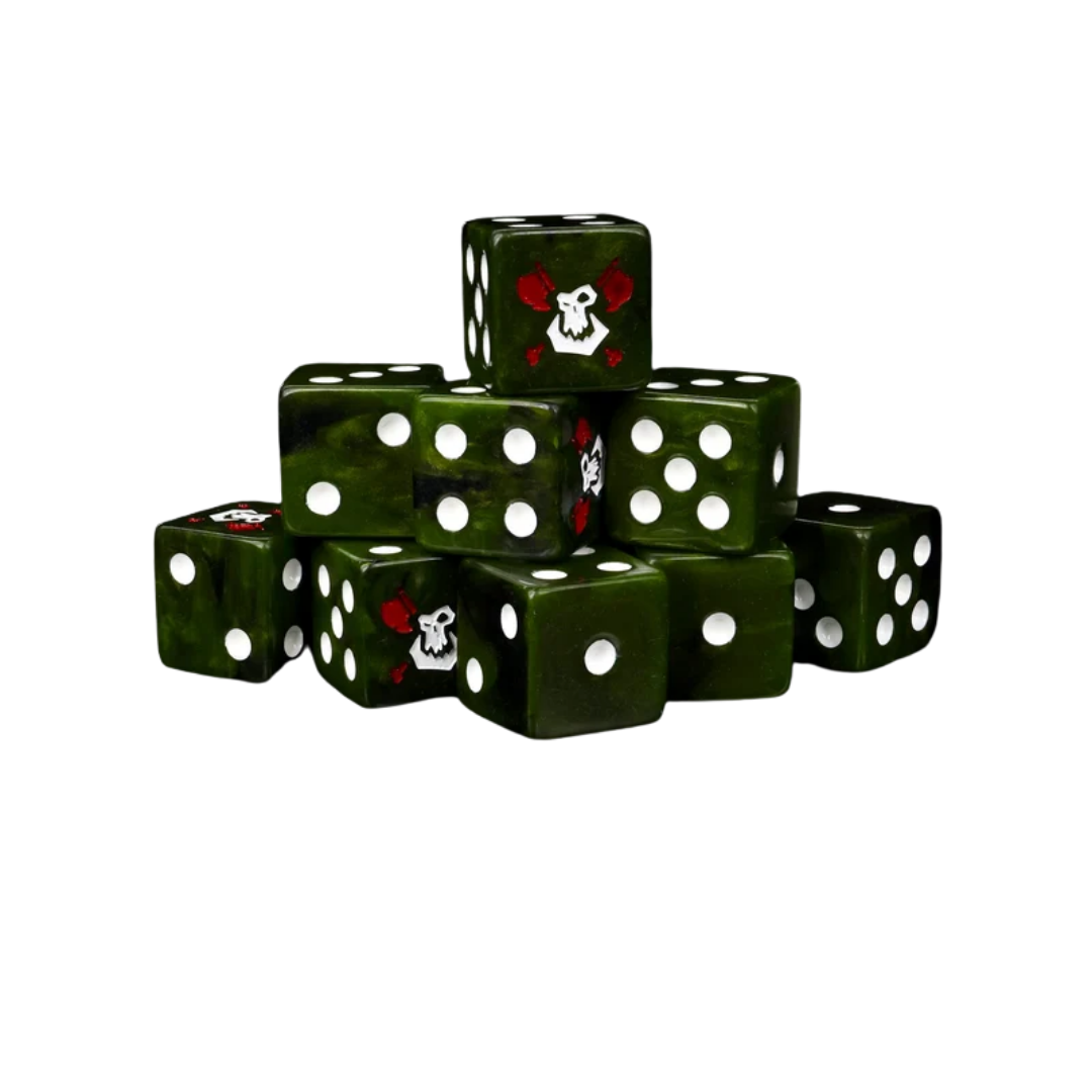 Bloody Orcs Dice 16mm Square (25 Stück)