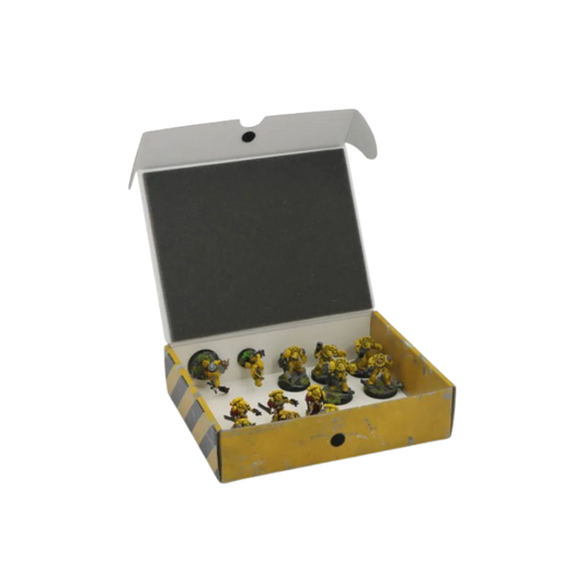Half-size Small Box for magnetically-based miniatures + metal plate on the insid-Safe and Sound-Radaddel
