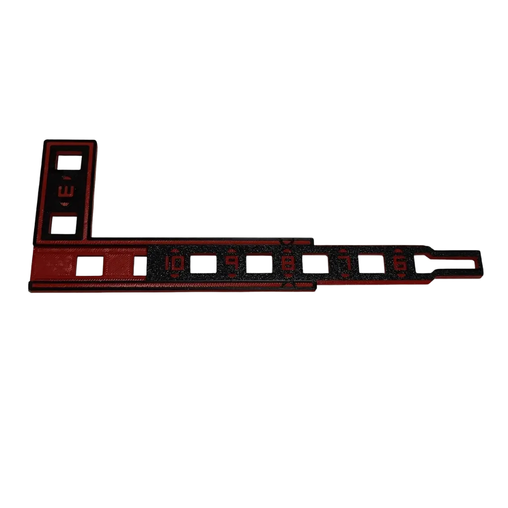 Magnetic Battle Gauge V1 Orientrot-Schwarz-ProDicer-Radaddel