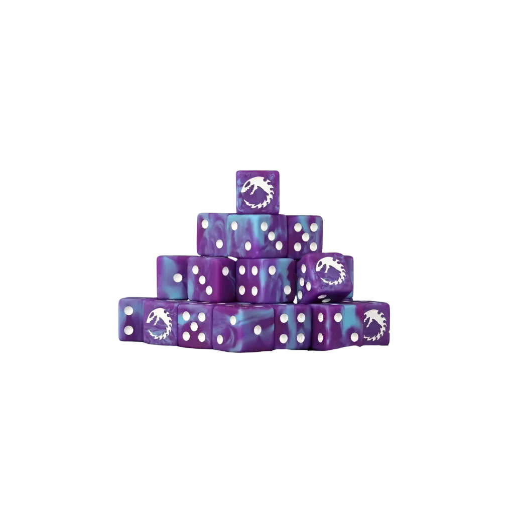 Patriarch Spiked Serpent Square 16mm (25 Stück)-Baron of Dice-Radaddel