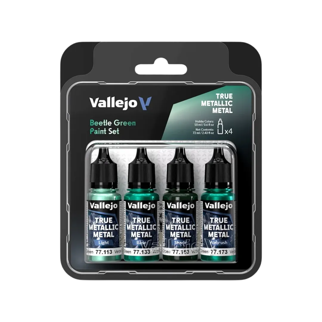 TMM Beetle Green Paint Set-Vallejo-Radaddel