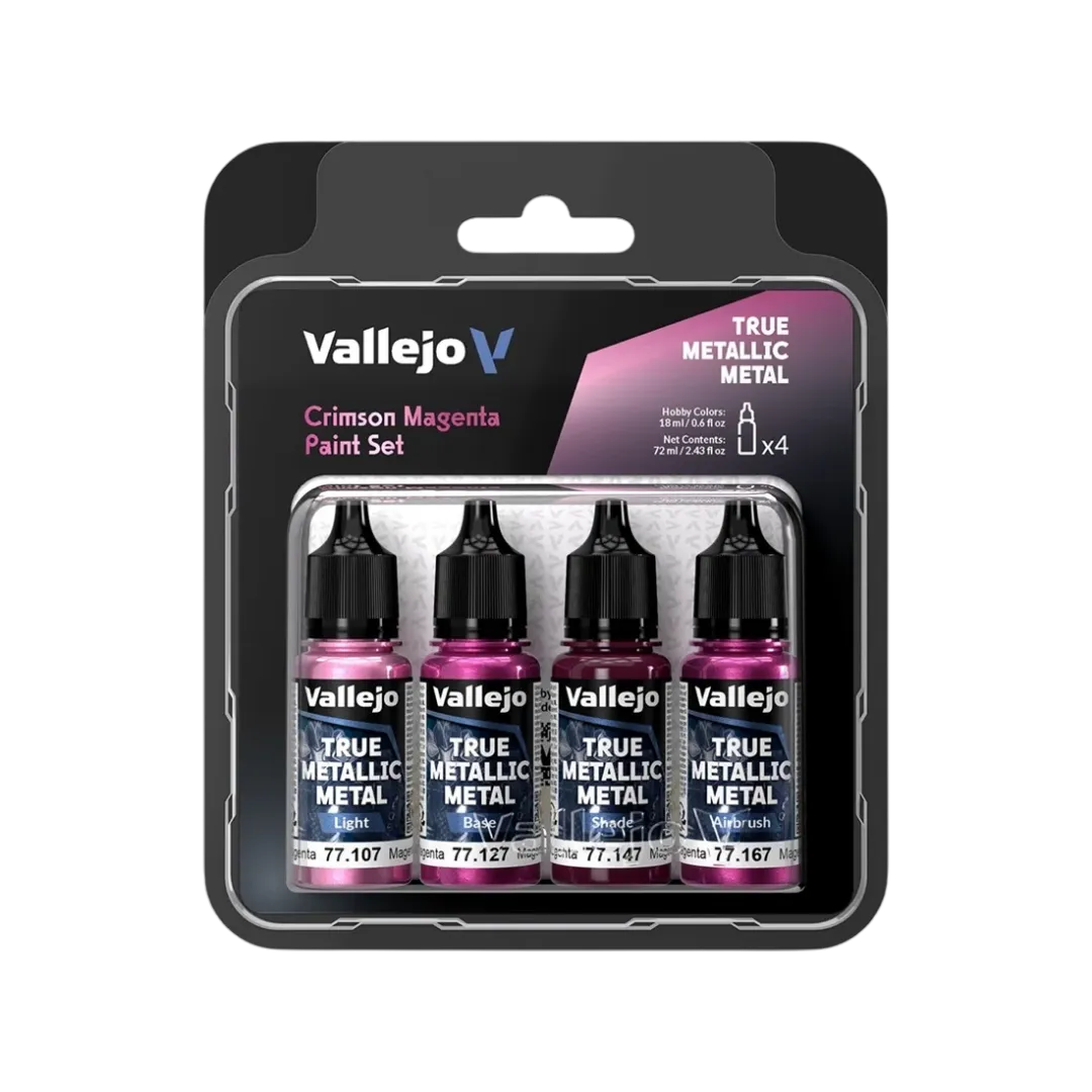 TMM Crimson Magenta Paint Set-Vallejo-Radaddel