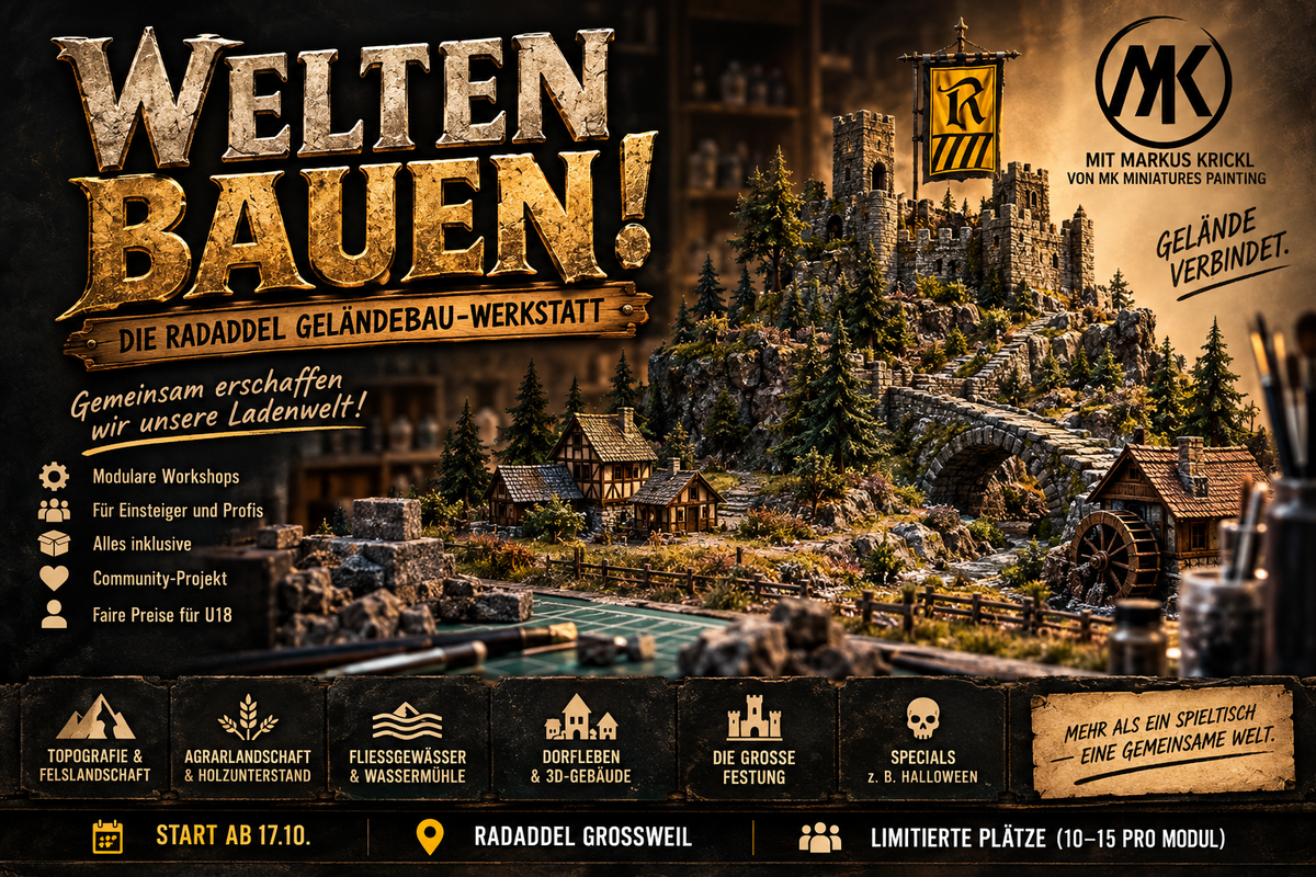 Welten Bauen - Fließgewässer & Wassermühle (28./29.11.26.)