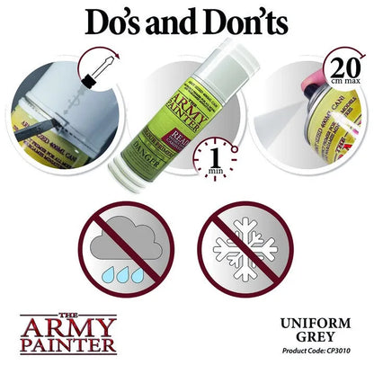 Colour Primer Uniform Grey-The Army Painter-Radaddel