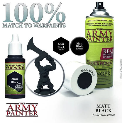 Base Primer Matt Black-The Army Painter-Radaddel