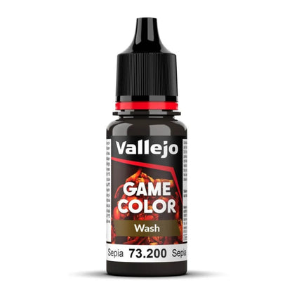 Game Color Ink 087 Wash Sepia Shade-Vallejo-Radaddel
