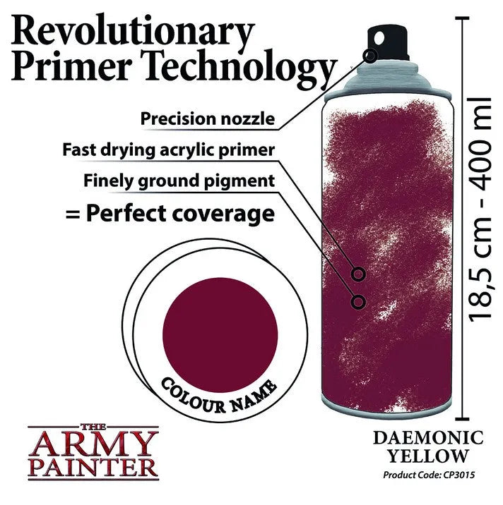 Colour Primer Daemonic Yellow-The Army Painter-Radaddel