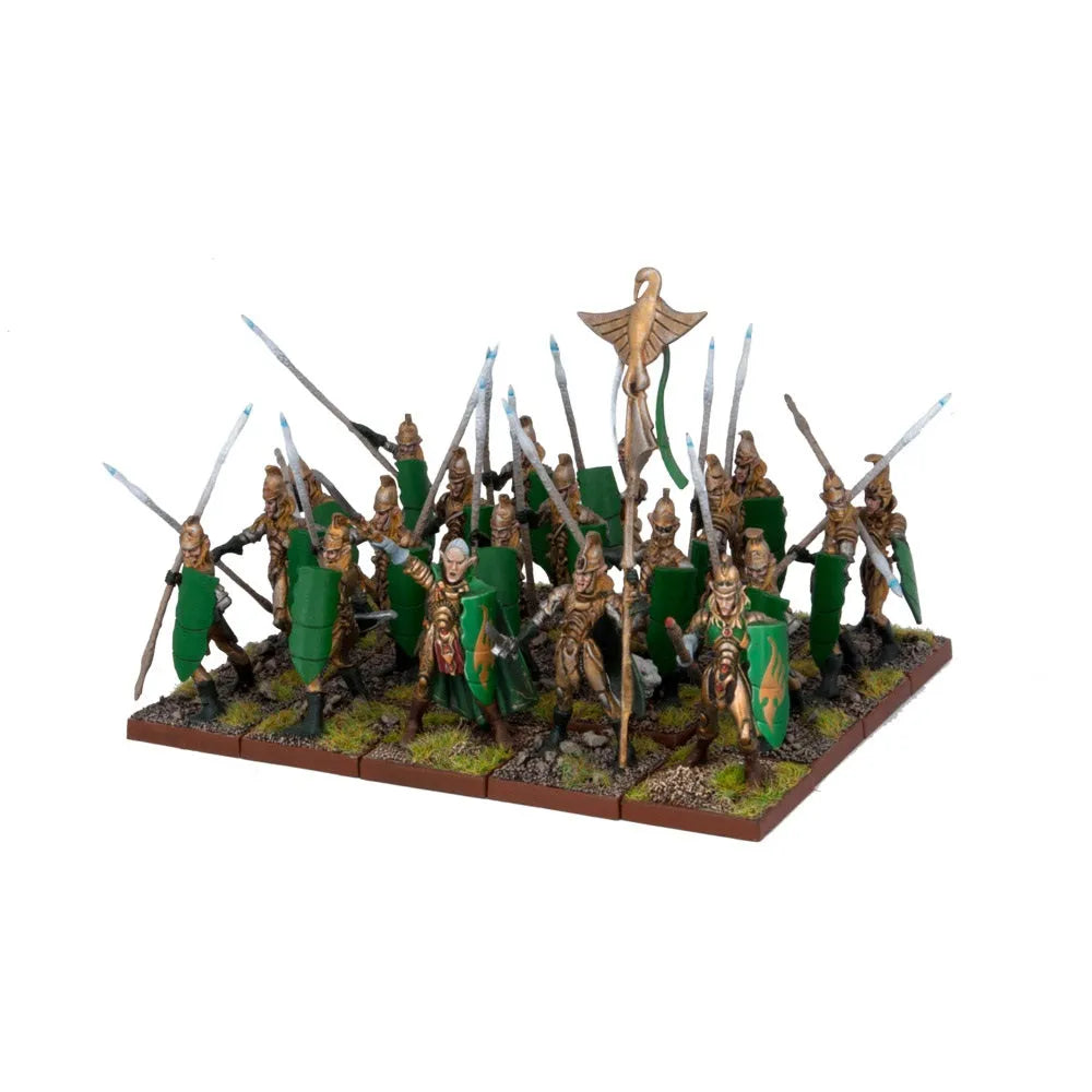 Elf Spearmen Regiment-Mantic Games-Radaddel
