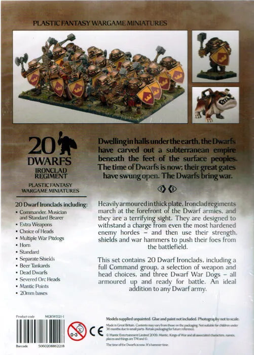 Dwarf Ironclad Regiment-Mantic Games-Radaddel