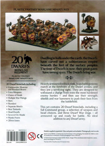 Dwarf Ironclad Regiment-Mantic Games-Radaddel