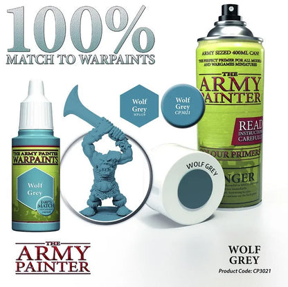 Colour Primer Wolf Grey-The Army Painter-Radaddel