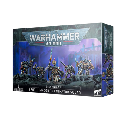 Grey Knights: Brotherhood Terminator Squad-Games Workshop-Radaddel
