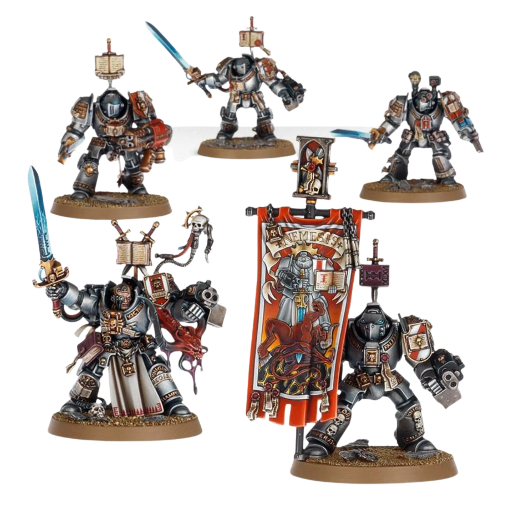 Grey Knights: Brotherhood Terminator Squad-Games Workshop-Radaddel
