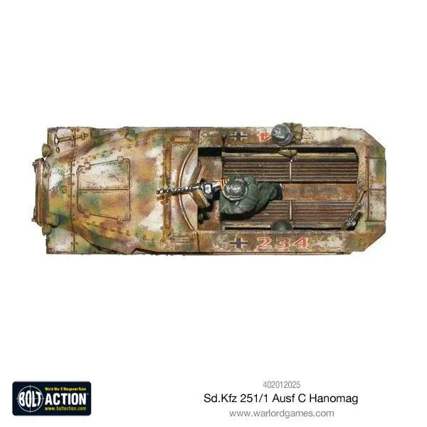 Sd.Kfz 251/1 Ausf C Hanomag-Warlord Games-Radaddel