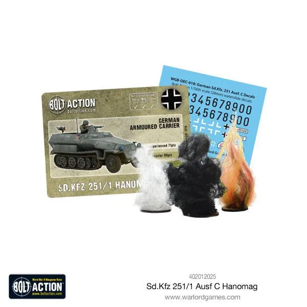 Sd.Kfz 251/1 Ausf C Hanomag-Warlord Games-Radaddel