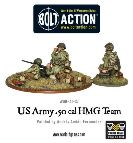US Army 50 Cal HMG Team-Warlord Games-Radaddel