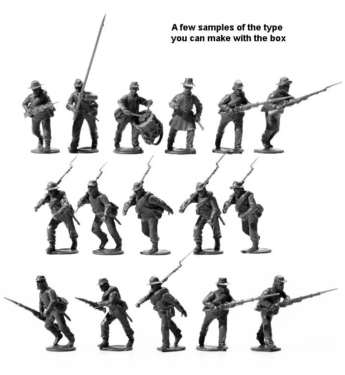 American Civil War Confederate Infantry-Perry Miniatures-Radaddel