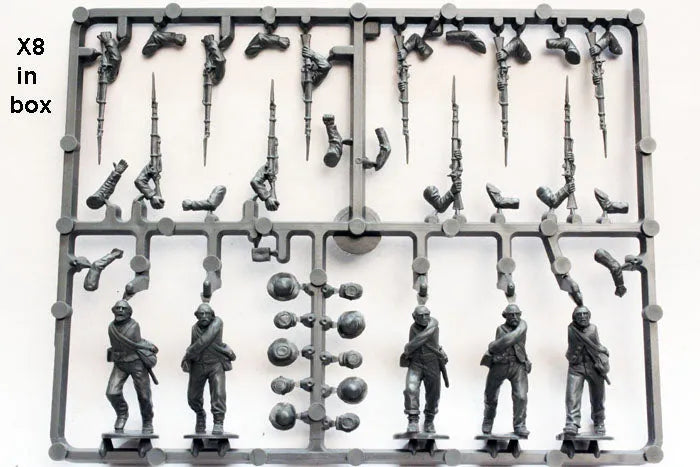 American Civil War Confederate Infantry-Perry Miniatures-Radaddel