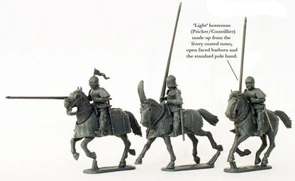 Mounted Men at Arms-Perry Miniatures-Radaddel