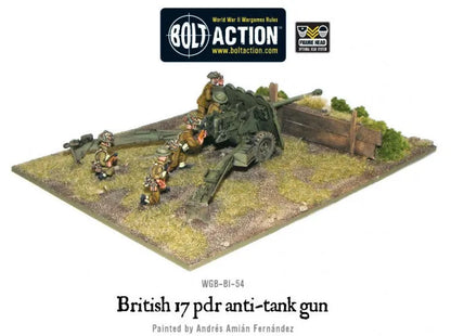British Army 17 pdr anti-tank gun-Warlord Games-Radaddel