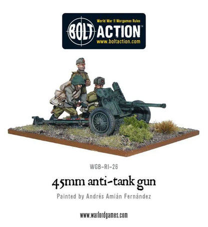 Soviet 45mm Anti Tank Gun-Warlord Games-Radaddel