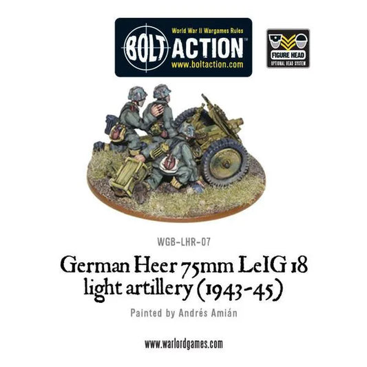 German Heer 75mm leIG 18 light artillery-Warlord Games-Radaddel
