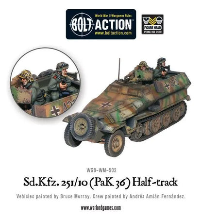 Sd.Kfz 251/10 Pak 36 Half-Track-Warlord Games-Radaddel