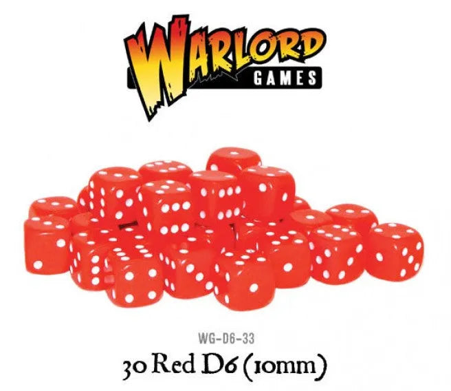 Warlord Games Würfel Rot (30)-Warlord Games-Radaddel