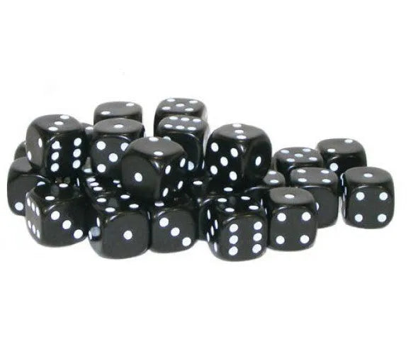 Warlord Games Würfel Schwarz (30)-Warlord Games-Radaddel