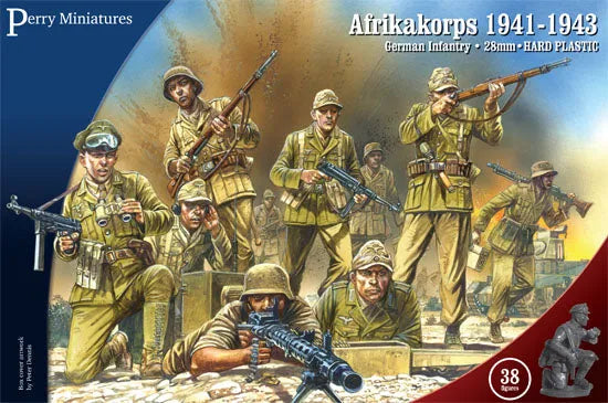 Afrikakorps, German Infantry 1941-43-Perry Miniatures-Radaddel