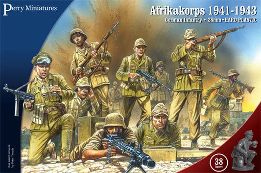 Afrikakorps, German Infantry 1941-43-Perry Miniatures-Radaddel