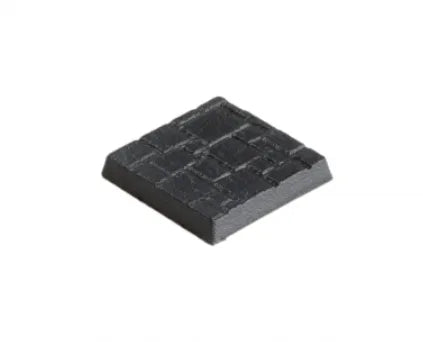 20mm x 20mm Bases Texturiert (10)-Tabletop Depot-Radaddel