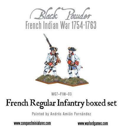 French Indian War: French Regular Infantry-Warlord Games-Radaddel