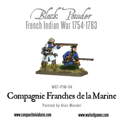 French Indian War: French Compagnie de la Marine-Warlord Games-Radaddel