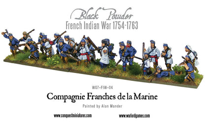 French Indian War: French Compagnie de la Marine-Warlord Games-Radaddel