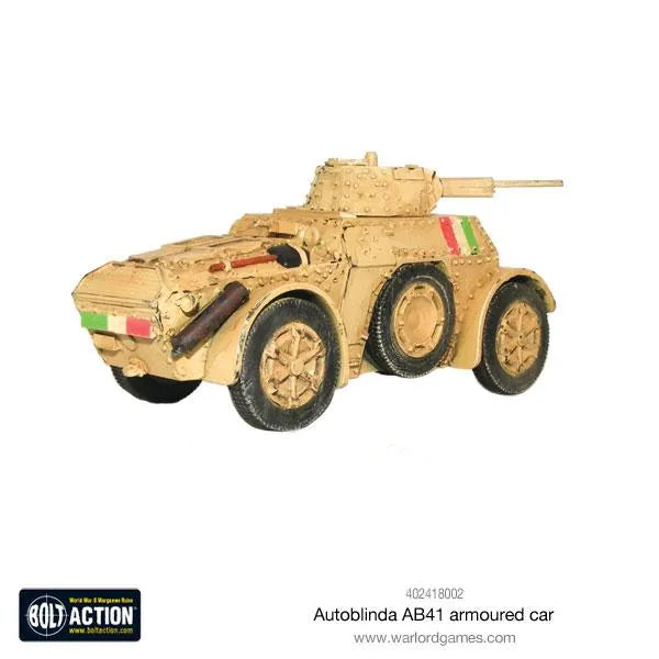 Autoblinda AB41 Armoured Car-Warlord Games-Radaddel