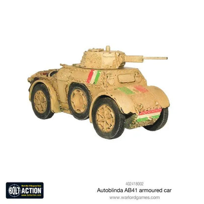 Autoblinda AB41 Armoured Car-Warlord Games-Radaddel