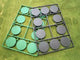 40mm runde Bases flach (10 Stück)-Renedra-Radaddel