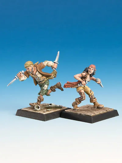 Seemann und Seefrau | Piraten-Freebooter Miniatures-Radaddel