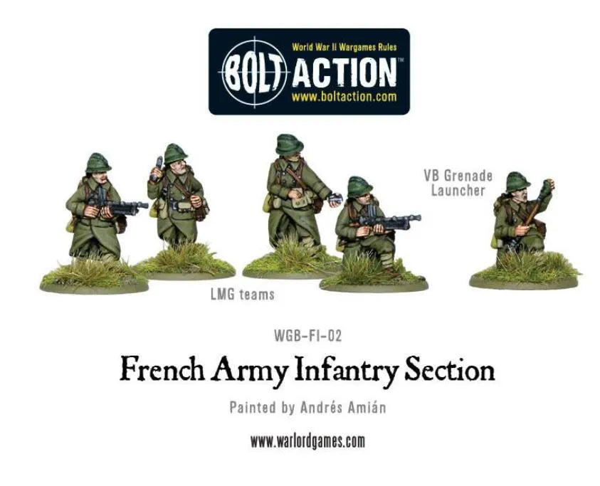 French Army Infantry Section-Warlord Games-Radaddel