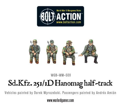 Sd.Kfz 251/1 Ausf D Hanomag-Warlord Games-Radaddel
