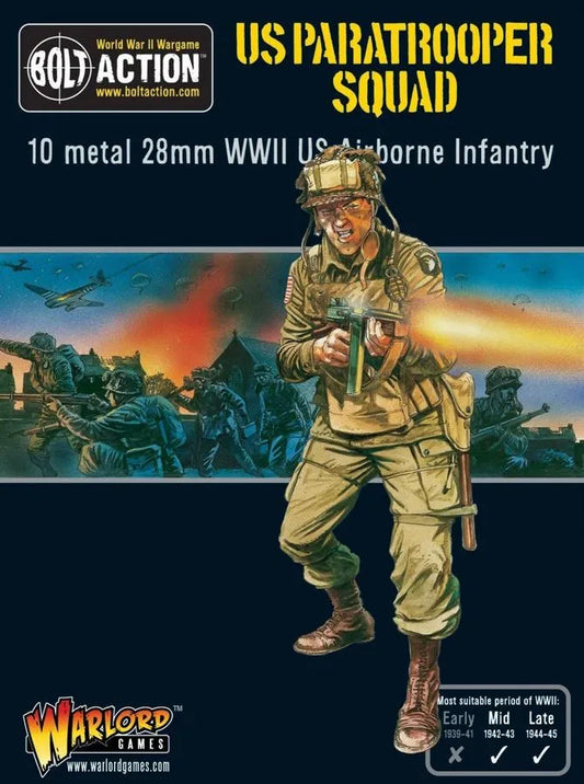 US Paratrooper Squad-Warlord Games-Radaddel