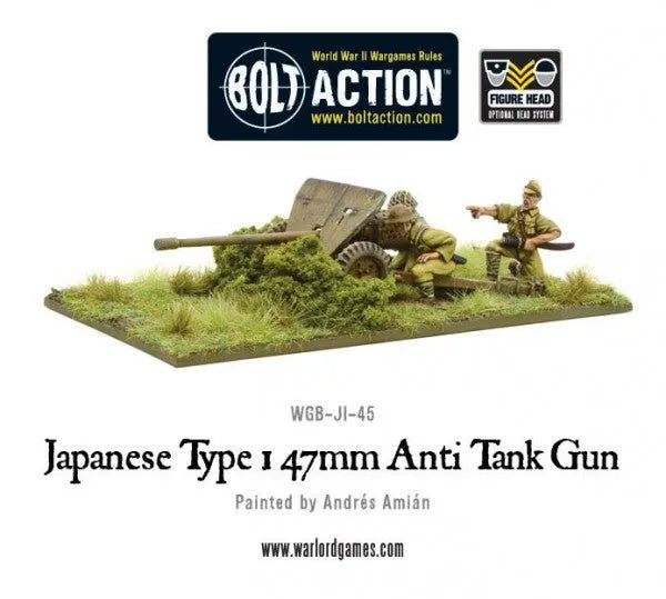 Japanese Type 47mm Anti Tank Gun-Warlord Games-Radaddel