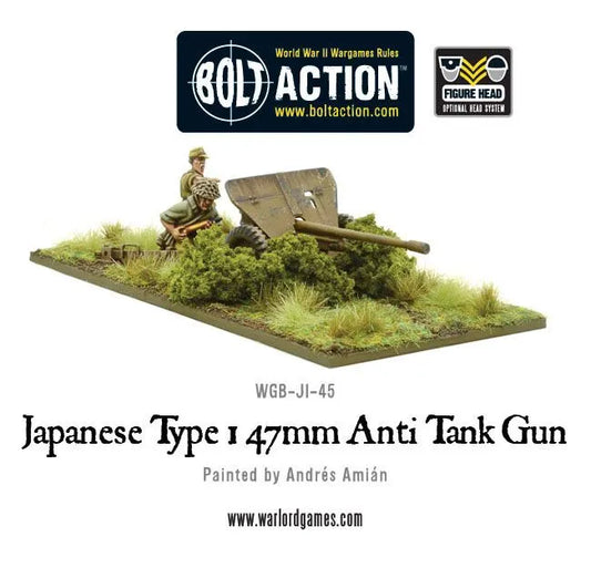 Japanese Type 47mm Anti Tank Gun-Warlord Games-Radaddel