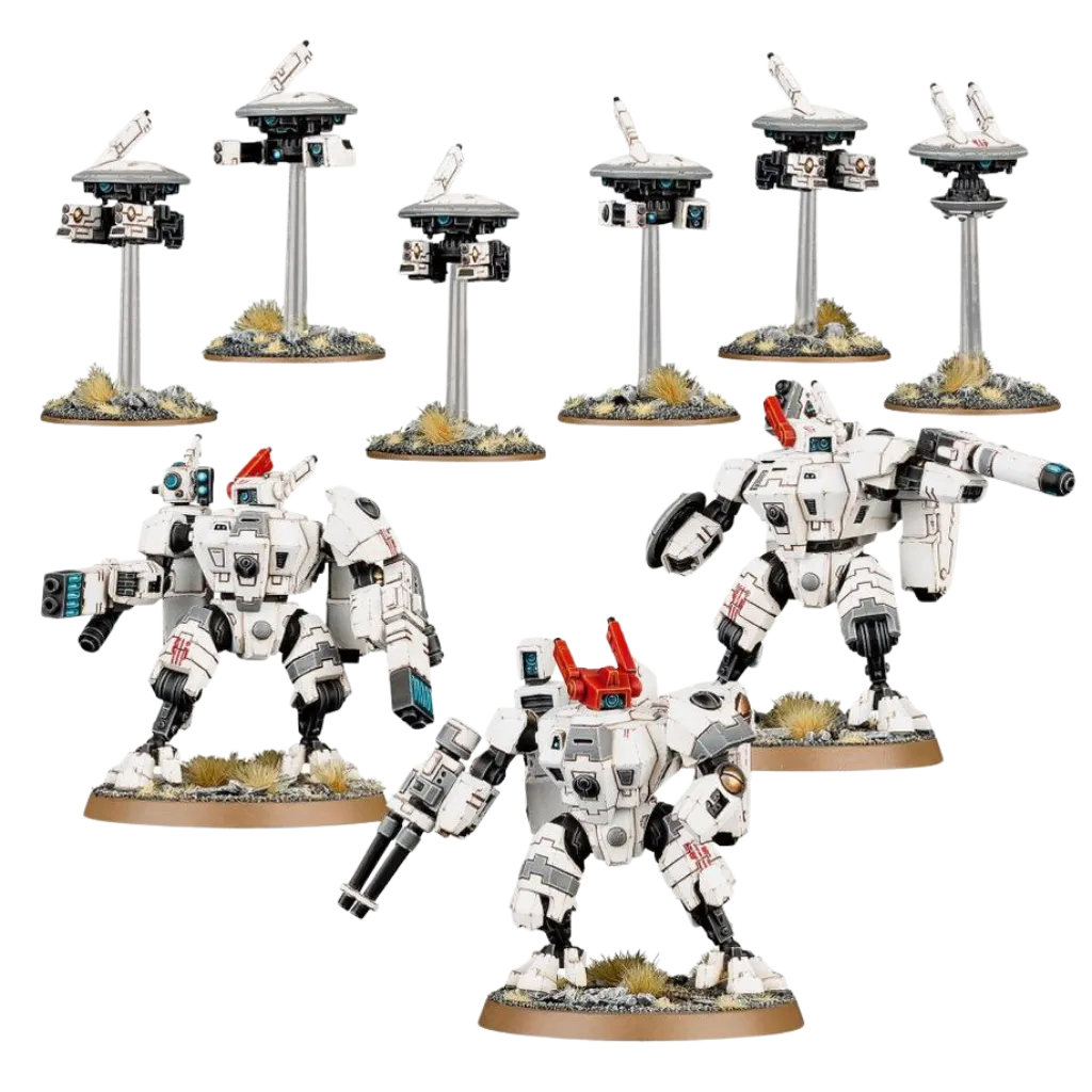 Tau Empire: Crisis Battlesuit Team-Games Workshop-Radaddel