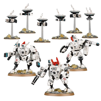 Tau Empire: Crisis Battlesuit Team-Games Workshop-Radaddel
