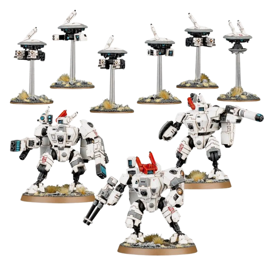 Tau Empire: Crisis Battlesuit Team-Games Workshop-Radaddel